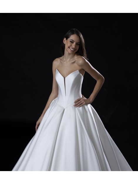 abito da sposa E0889 2025 - Valentini Couture