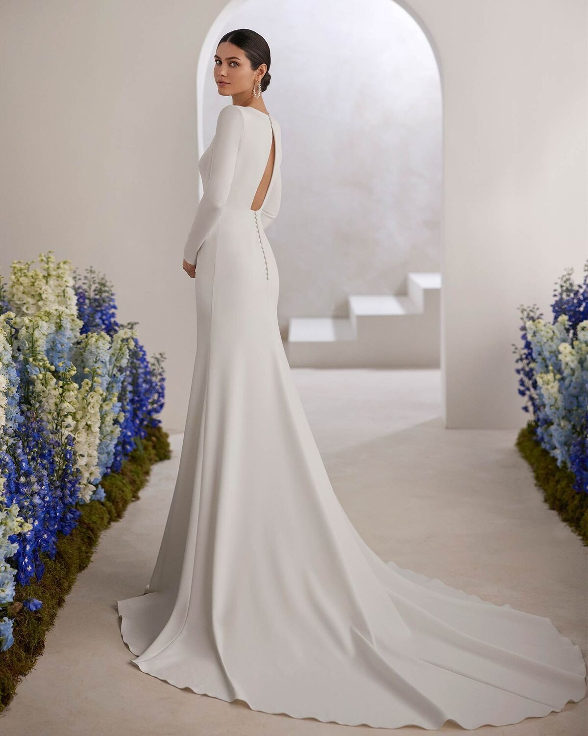 abito da sposa trazo 2025 - Rosa Clarà Couture