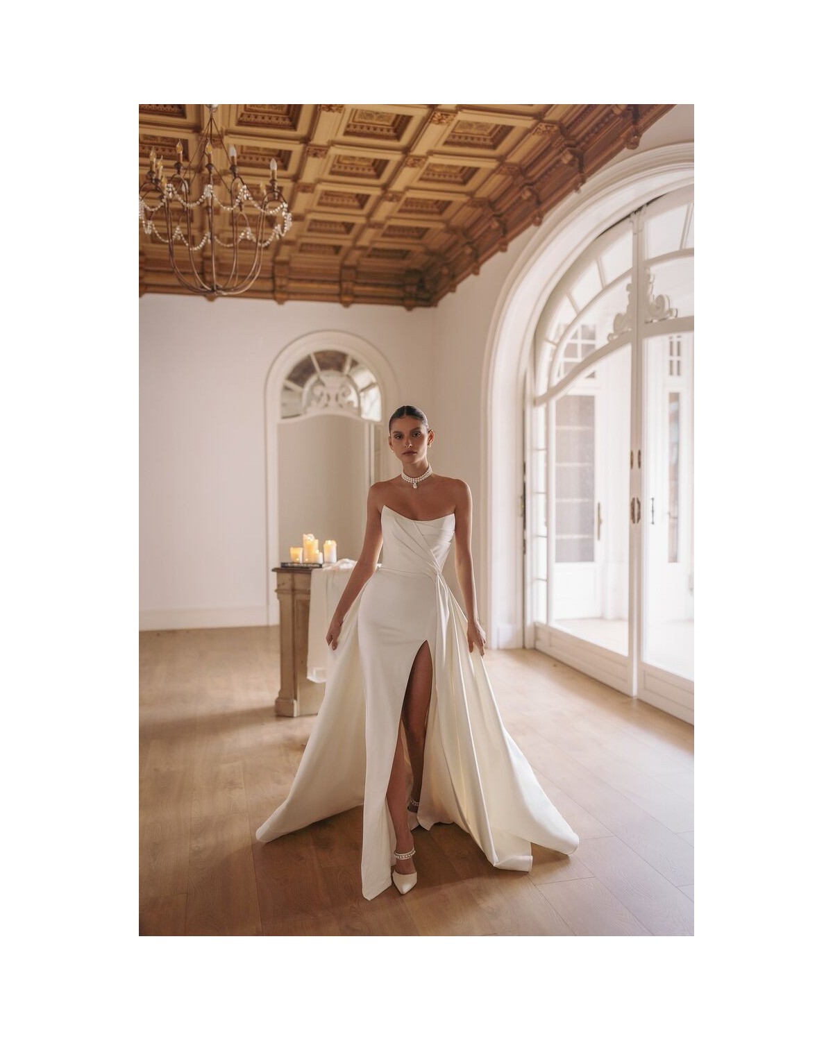 abito da sposa 2025 sergine White Gemini Collection - Wona