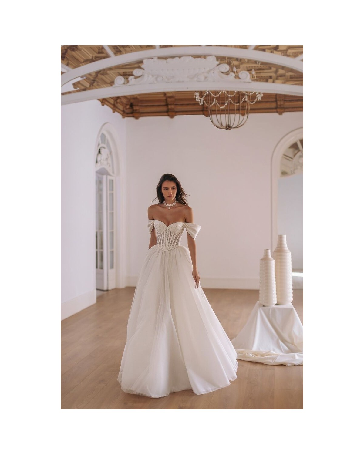 abito da sposa 2025 gemini White Gemini Collection - Wona