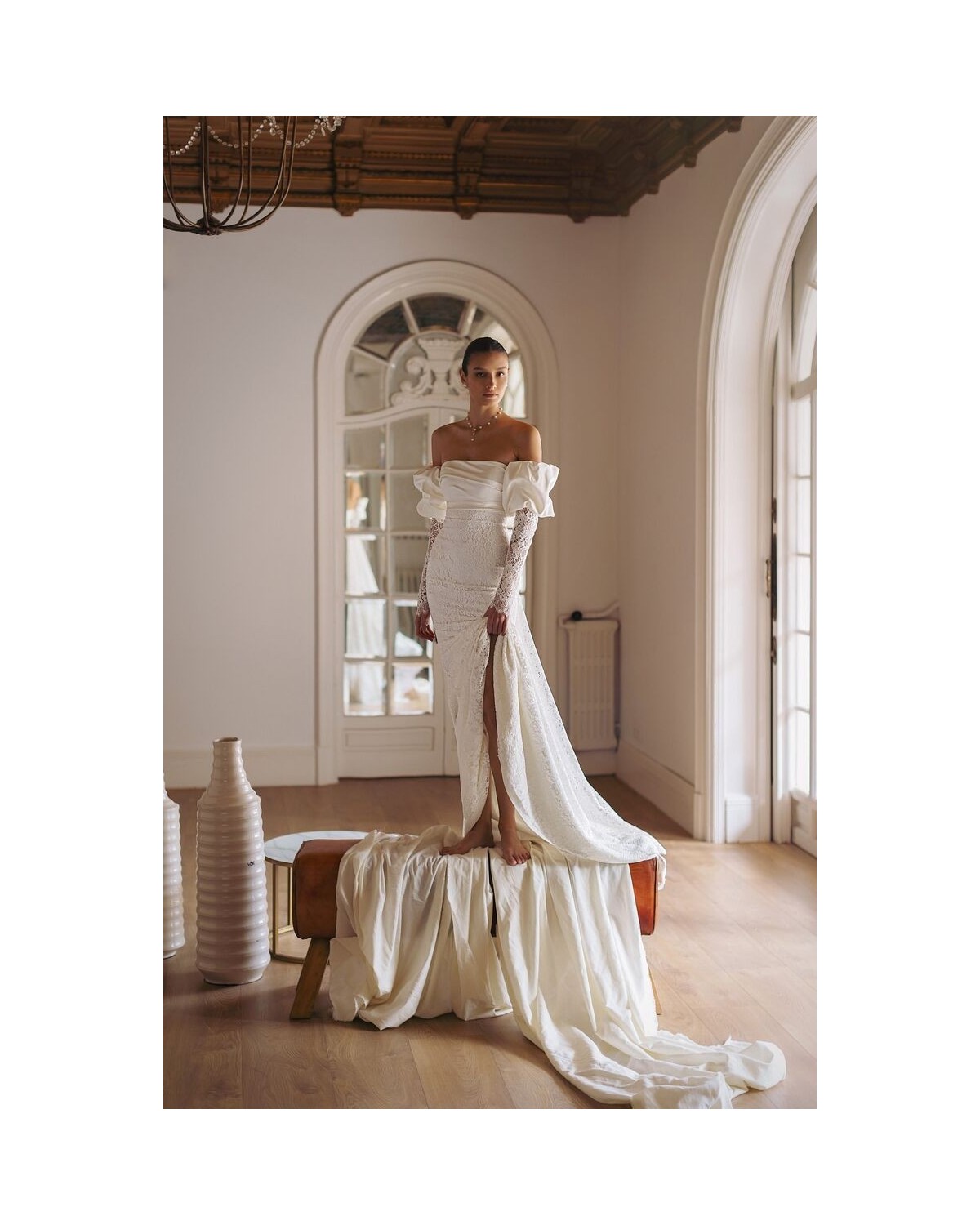 abito da sposa 2025 chara White Gemini Collection - Wona