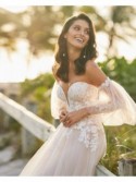 abito da sposa Collezione 2024 VOLGA - Aire Beach Wedding